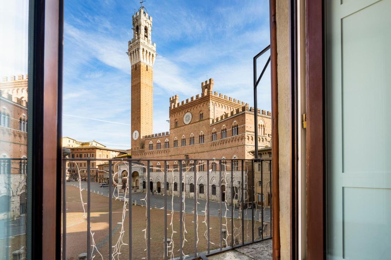 The Balcony Suite - Affaccio Su Piazza Del Campo 시에나 외부 사진